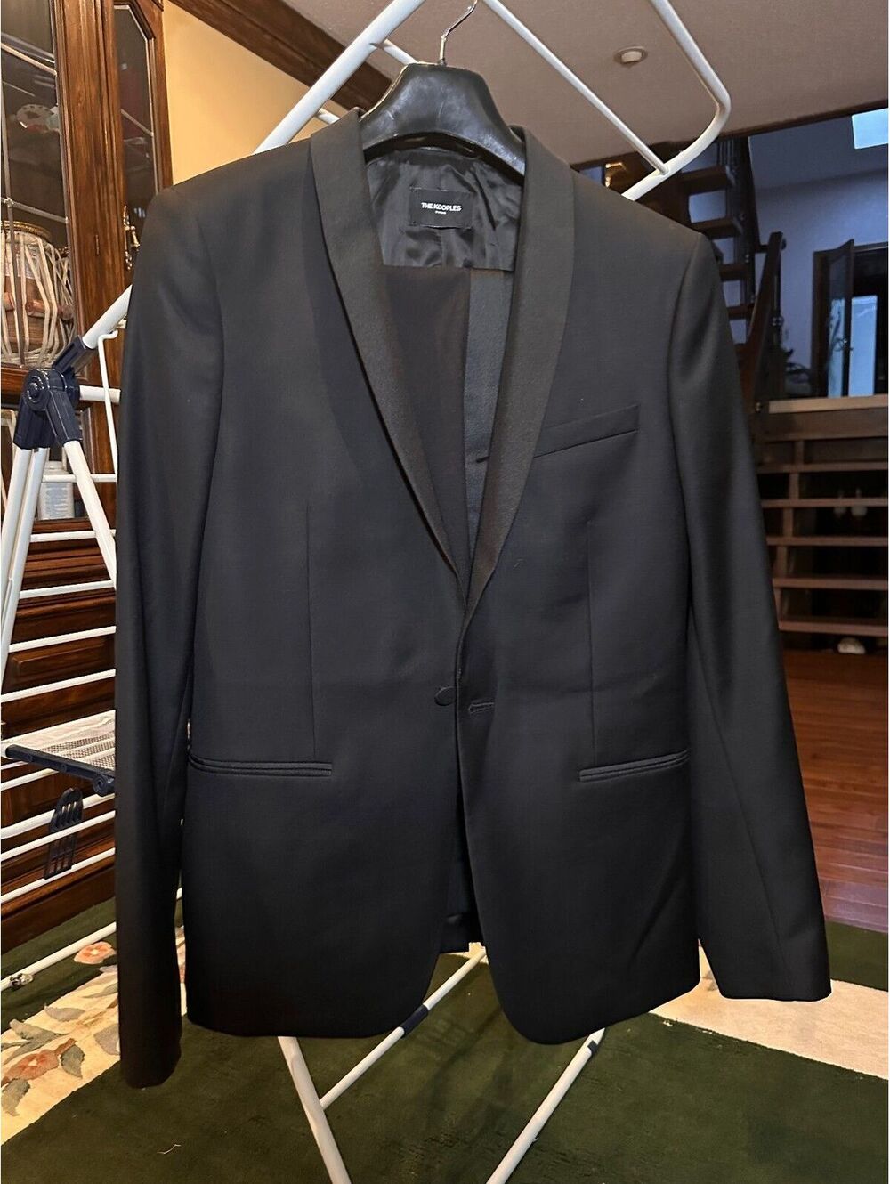 The Kooples Shawl Collar Black Wool Tuxedo 100% wool